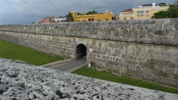 La muralla de Cartagena de Indias. Foto: Sebastián Álvaro