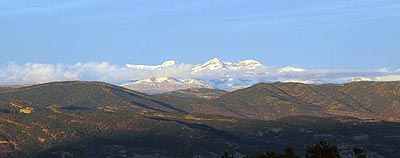 Pirineos desde Monrepos. Foto: Sebastián Álvaro