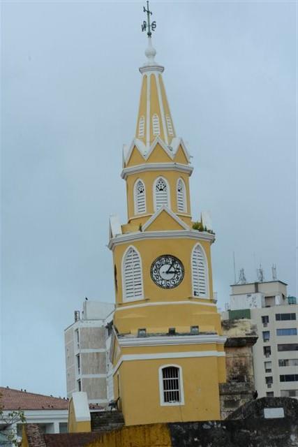 La Puerta del Reloj que era la entrada principal de Cartagena. Foto: Sebastián Álvaro