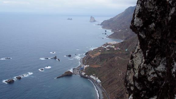 La costa desde el Roque de las Animas. Foto: Sebastián Álvaro