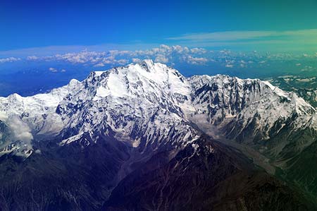 Sobrevolando el Nanga Parbat