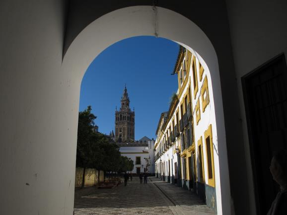 La Giralda desde el Alcázar. Foto: Sebastián Álvaro