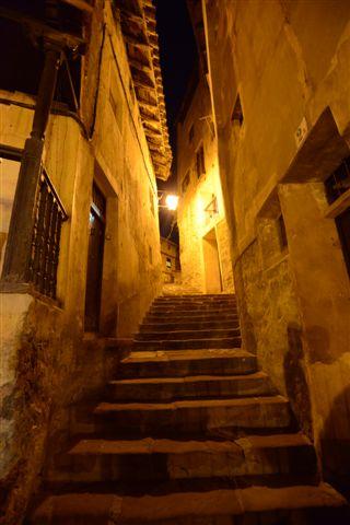 Albarracín, de noche. Foto: Sebastián Álvaro