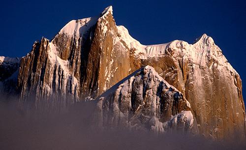 La gran Torre del Trango, en el glaciar de Baltoro (Karakorum). Foto: Sebastián Álvaro