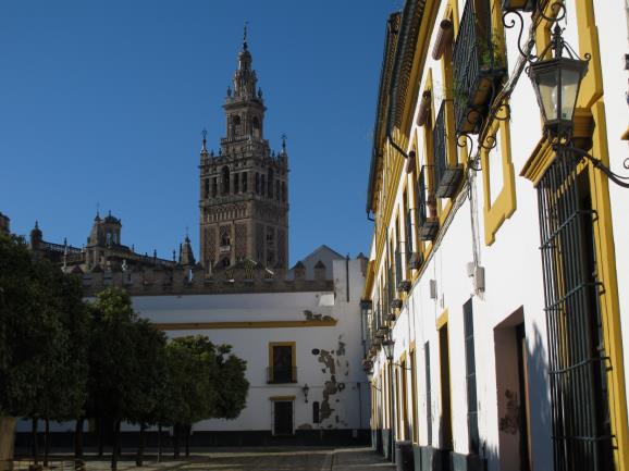 La Giralda desde El Alcázar de Sevilla. Foto: Sebastián Álvaro